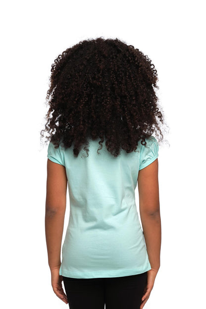 Mint Girl's Short Sleeve Basic T-Shirt