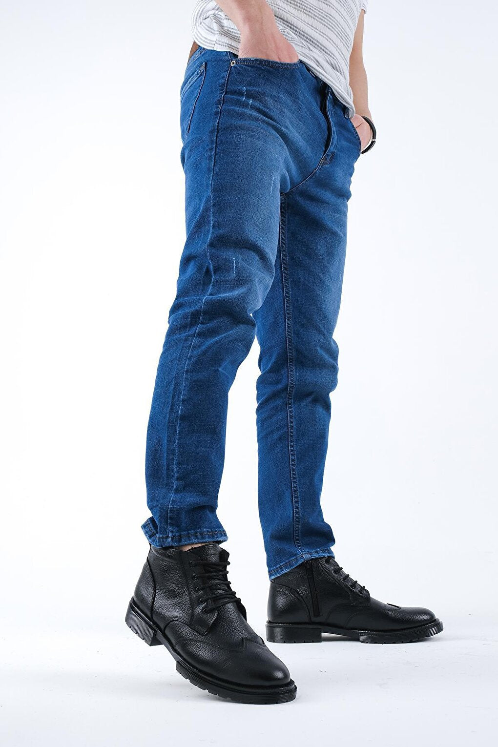 Slim Fit Lycra Claw Men's Jean Trousers