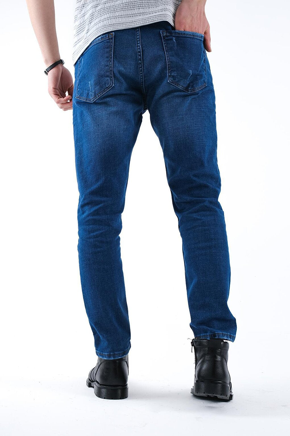 Slim Fit Lycra Claw Men's Jean Trousers