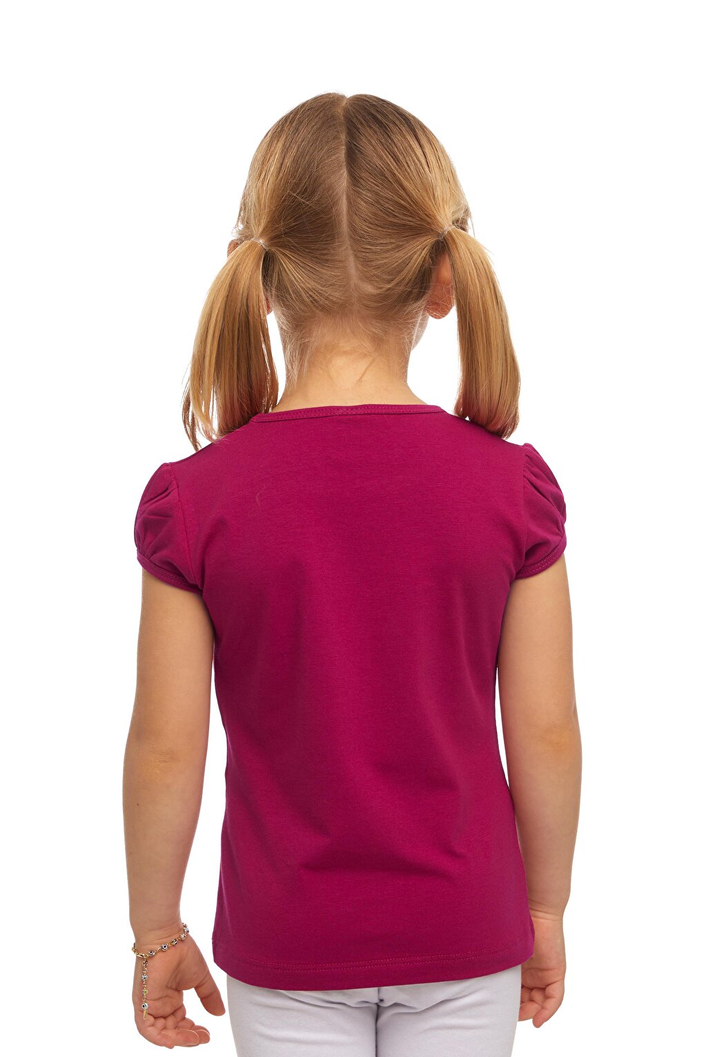 Plum Girl's Short Sleeve Basic T-Shirt