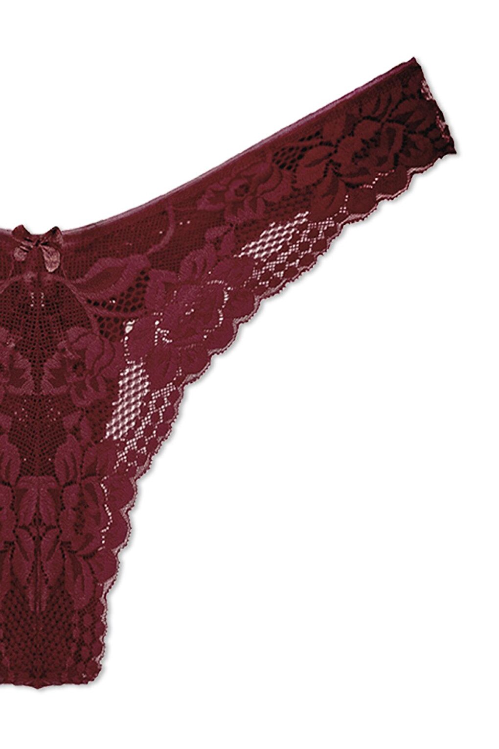 Lace High Waist Women's Thong Panties 2-pack