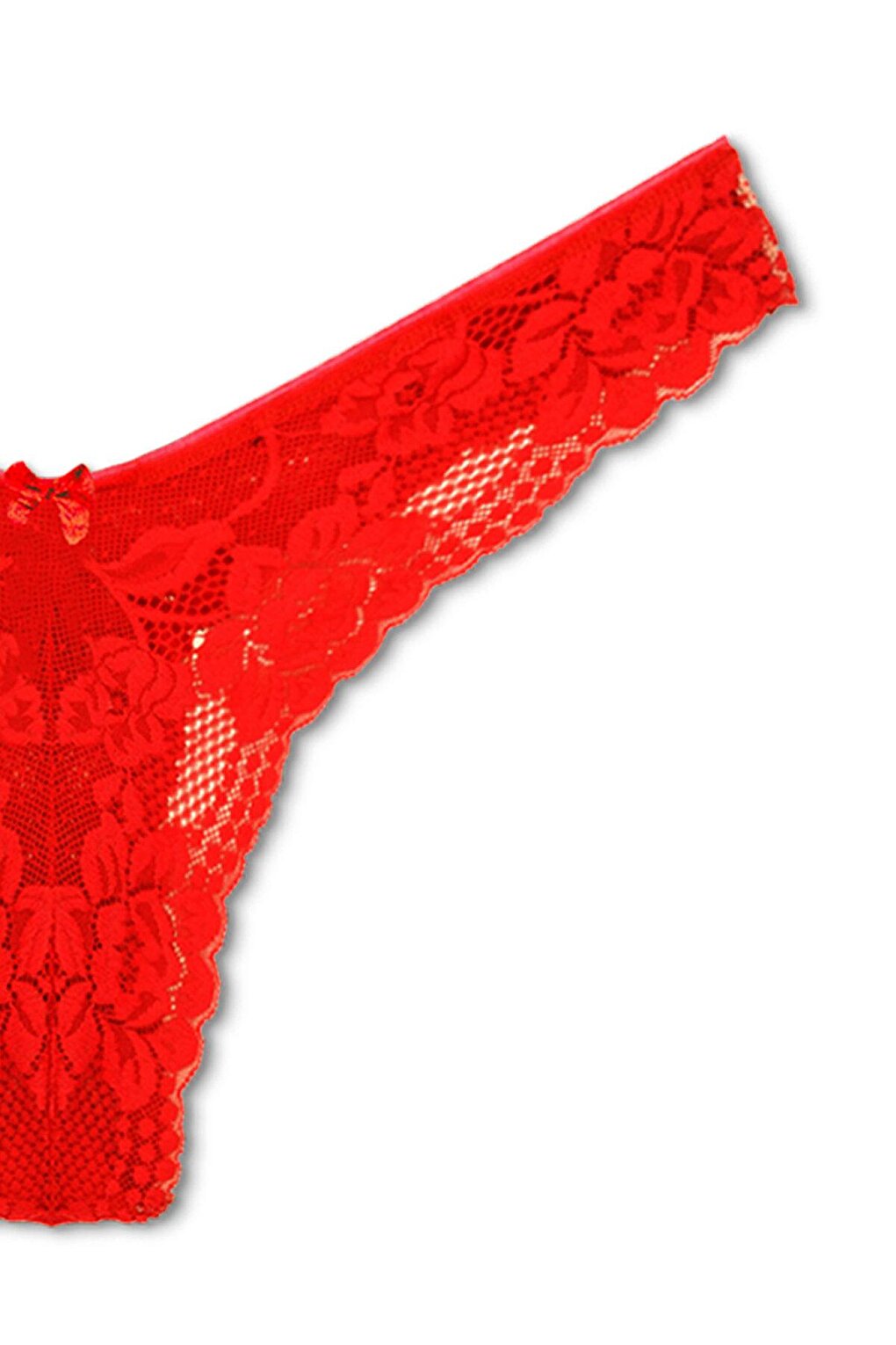 Lace High Waist Women's Thong Panties 2-pack