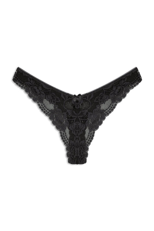 Lace High Waist Women's Thong Panties