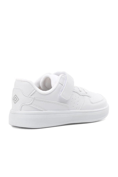 White Velcro Boy Sneaker 964