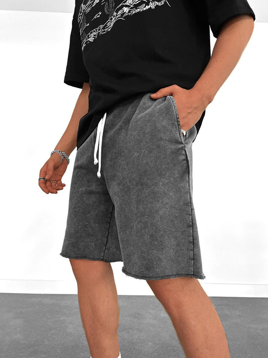 Oversize Comfortable Shorts Gray