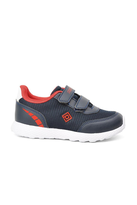 Navy Blue Velcro Boys' Sports Shoes 801-P