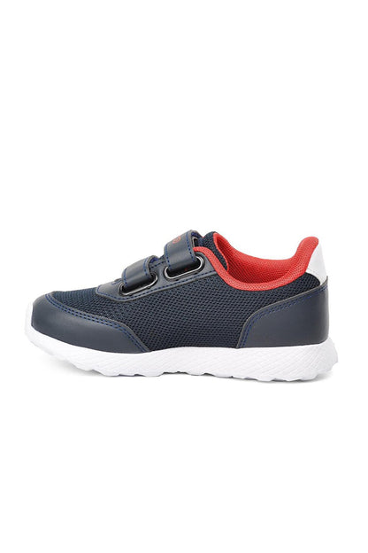 Navy Blue Velcro Boys' Sports Shoes 801-P