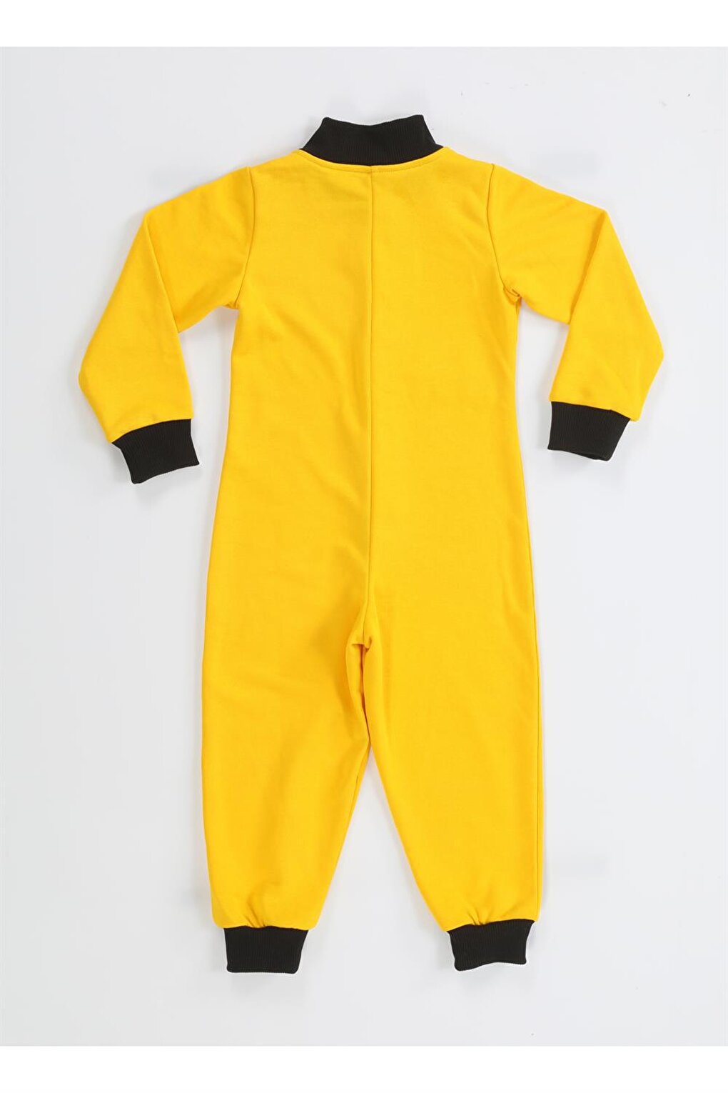 Yellow Space Boy's Zippered Jumpsuit