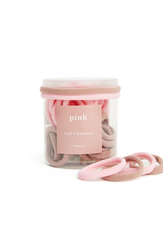 Jar Rubber Buckle 50 Pieces Pink