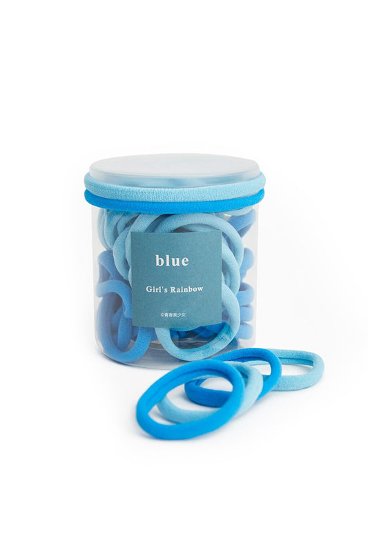 Jar Rubber Buckle 50 Pieces Blue