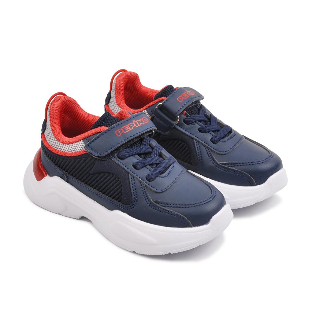 Navy Blue Velcro Boys' Sports Shoes 969-C-P