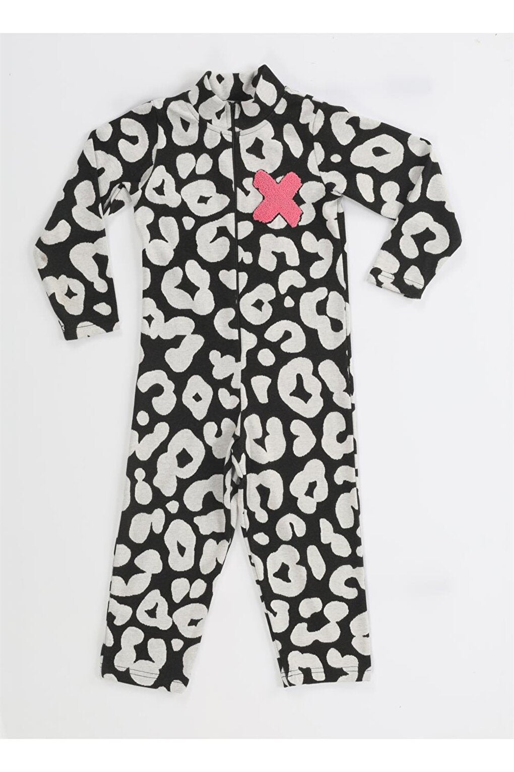 Bony Patterned Girl's Jumpsuit