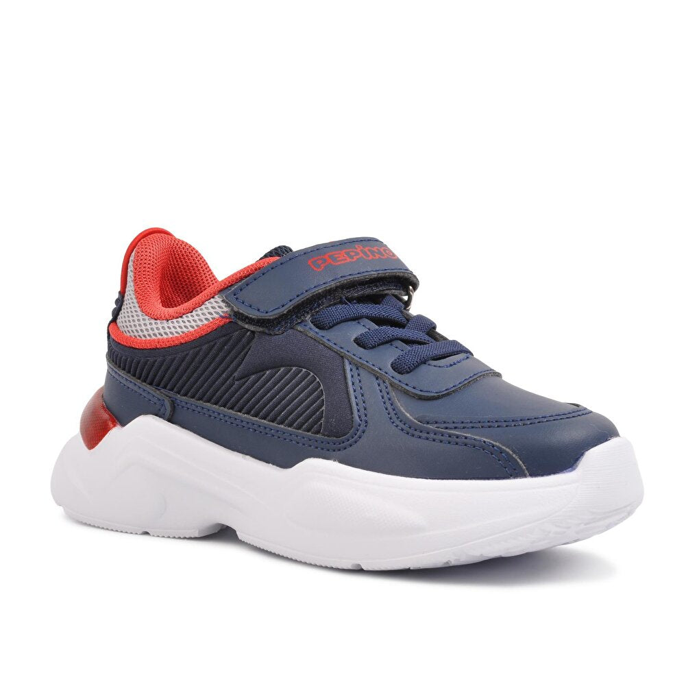 Navy Blue Velcro Boys' Sports Shoes 969-C-P