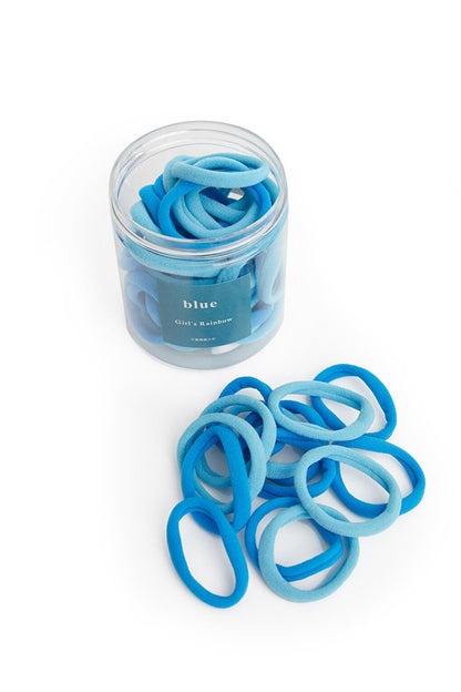 Jar Rubber Buckle 50 Pieces Blue