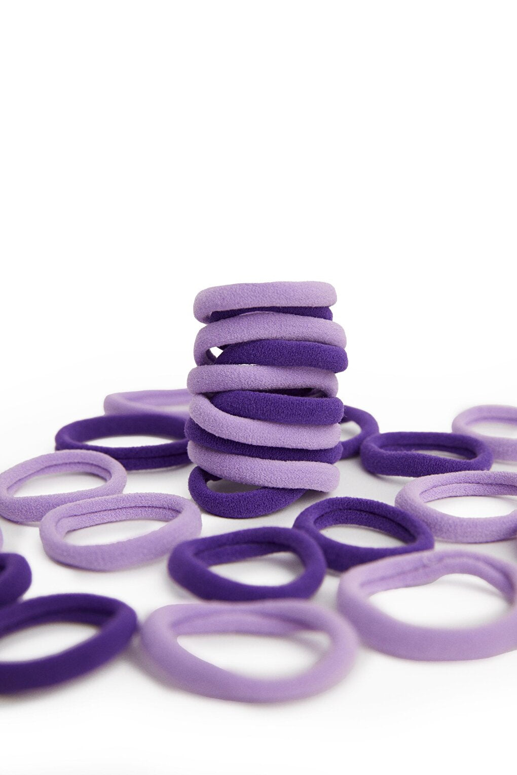 Jar Rubber Buckle 50 Pieces Purple