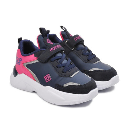 Fuchsia Velcro Unisex Children's Sports Shoes 935-P