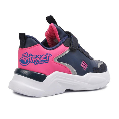 Fuchsia Velcro Unisex Children's Sports Shoes 935-P