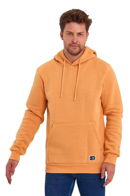 3 Thread Raised Hooded Men's Sweatshirt