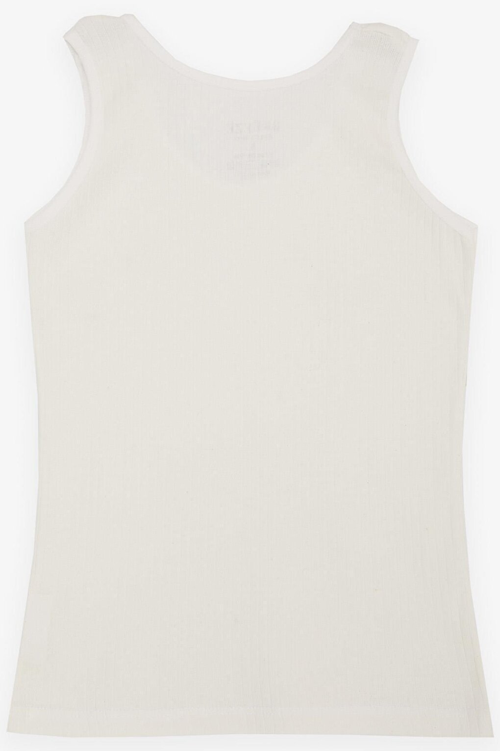 Girls' Tank Top Wide Strap Corduroy Ecru (Ages 3-11)