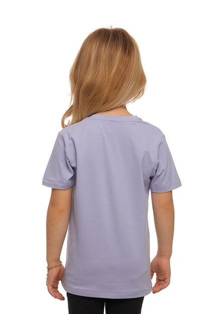 Light Lilac Unisex Crew Neck Short Sleeve T-Shirt