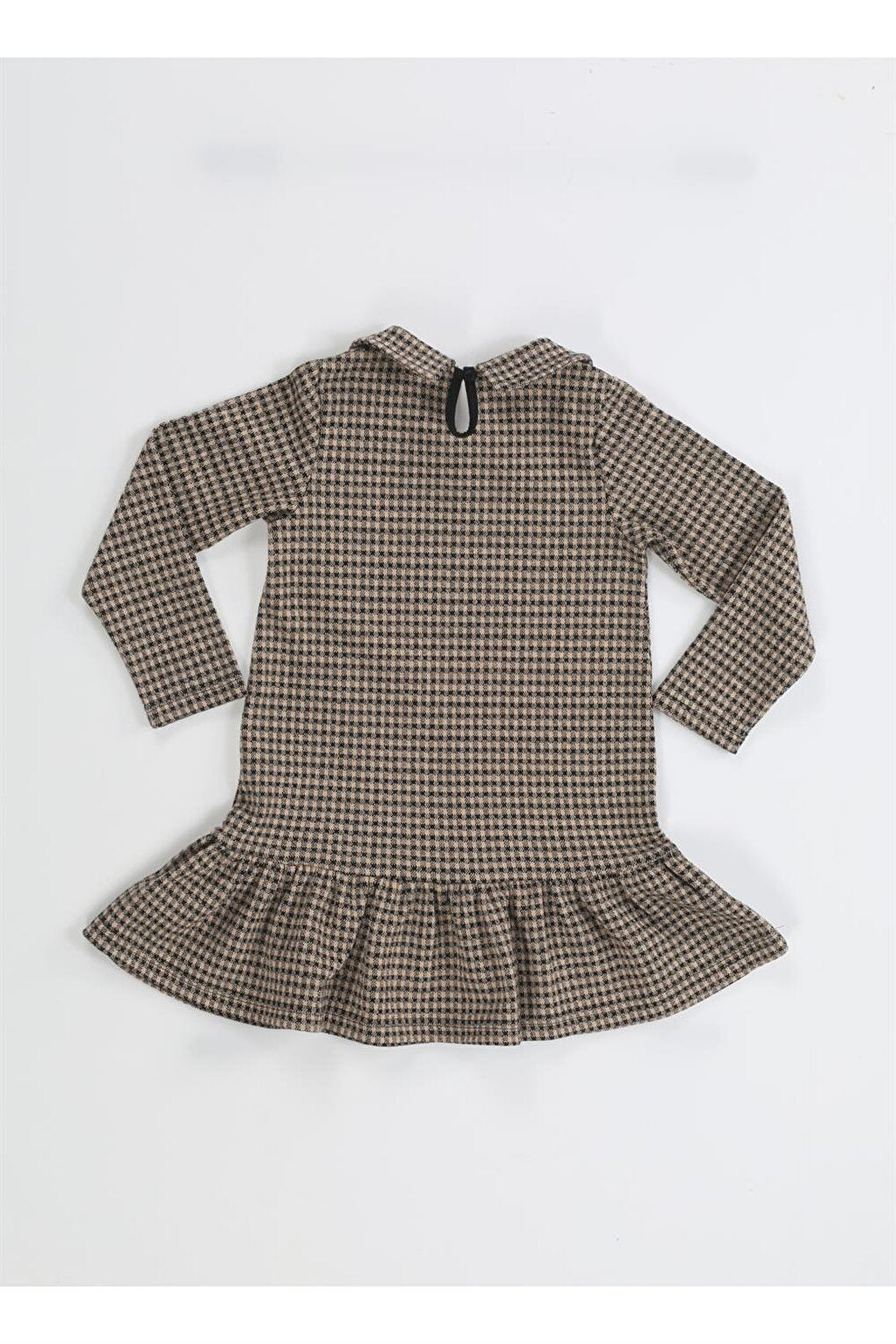 Unicorn Plaid Ruffle Girls Dress