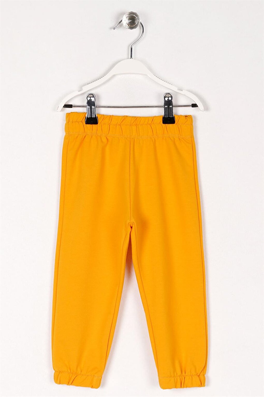 Children's Unisex Mustard Colored Elastic Waist and Leg Sweatpants