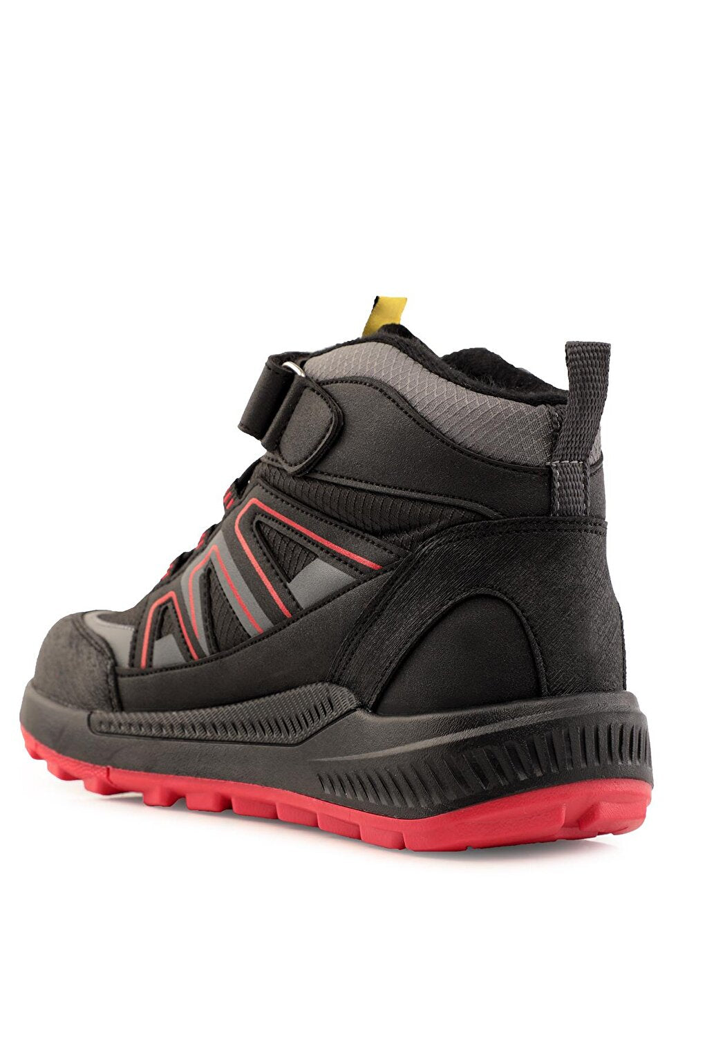 KEPHAS Unisex Kids Boots Black / Red