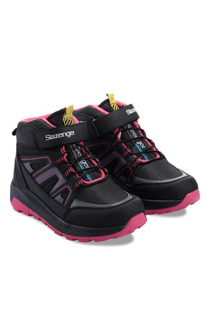 KEPHAS Unisex Kids Boots Black / Fuchsia