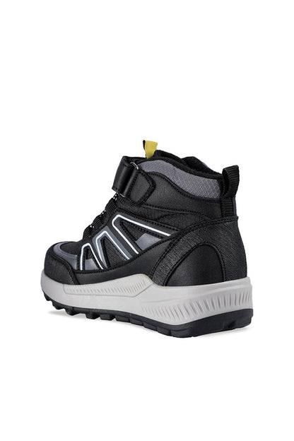 KEPHAS Unisex Kids Boots Black / White