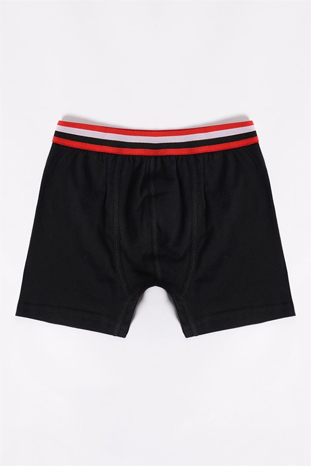 Boy's Black Colored 3 Pack Basic Cotton Boxers