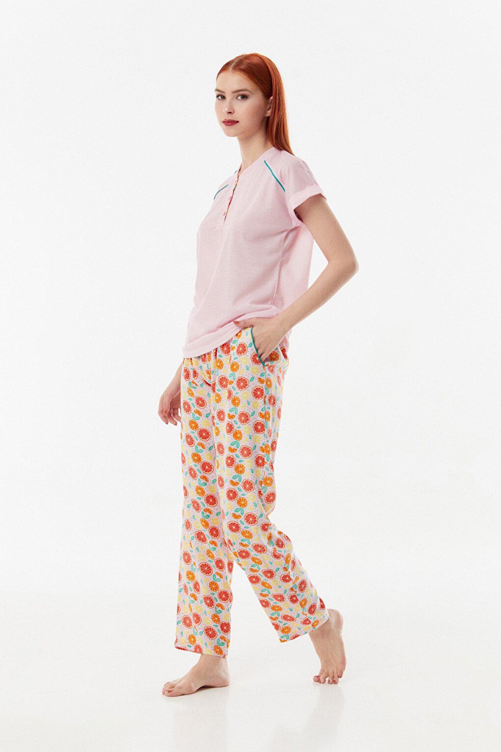 Patterned Pajama Set