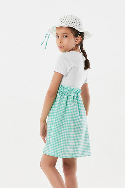 Gingham Hat Girl's Salopet