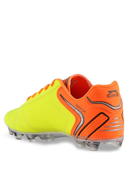 HUGO KR Boys Football Cleats Shoes Yellow / Red