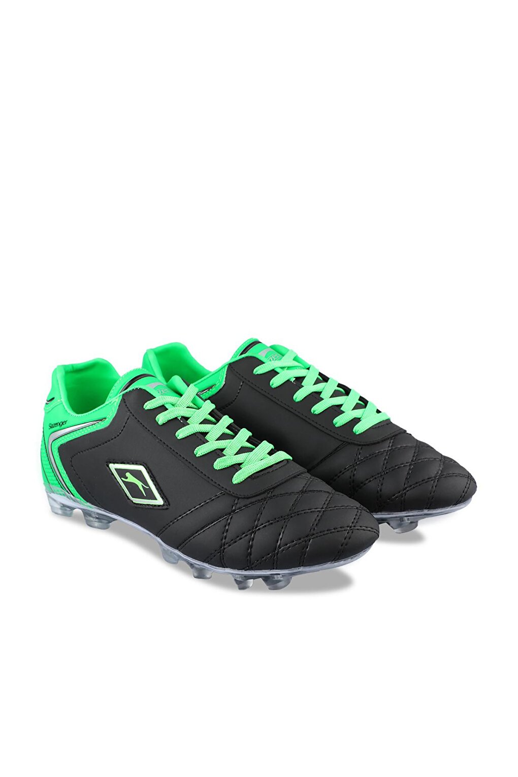 HUGO KR Football Boys Football Cleats Shoes Black / Green