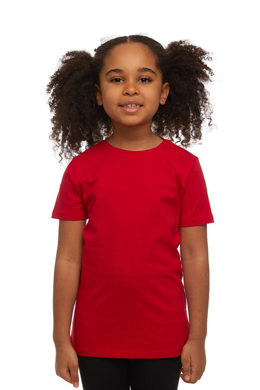 Light Red Unisex Crew Neck Short Sleeve T-Shirt