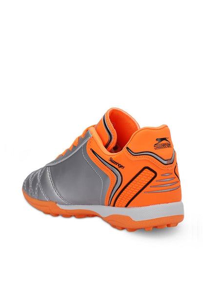 HUGO HS Boys Football Astroturf Field Shoes Gray / Orange