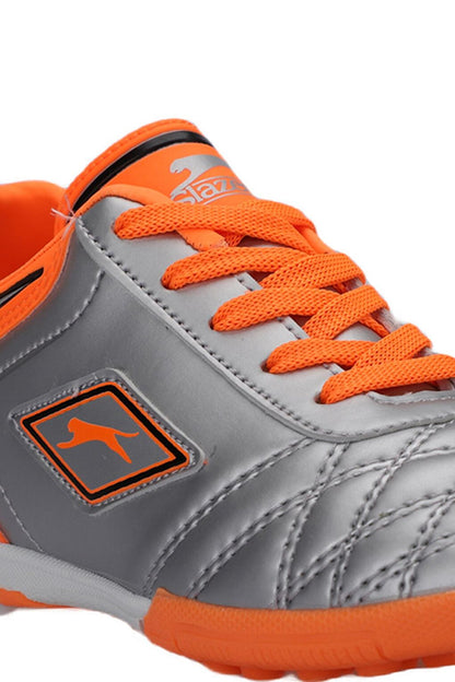 HUGO HS Boys Football Astroturf Field Shoes Gray / Orange