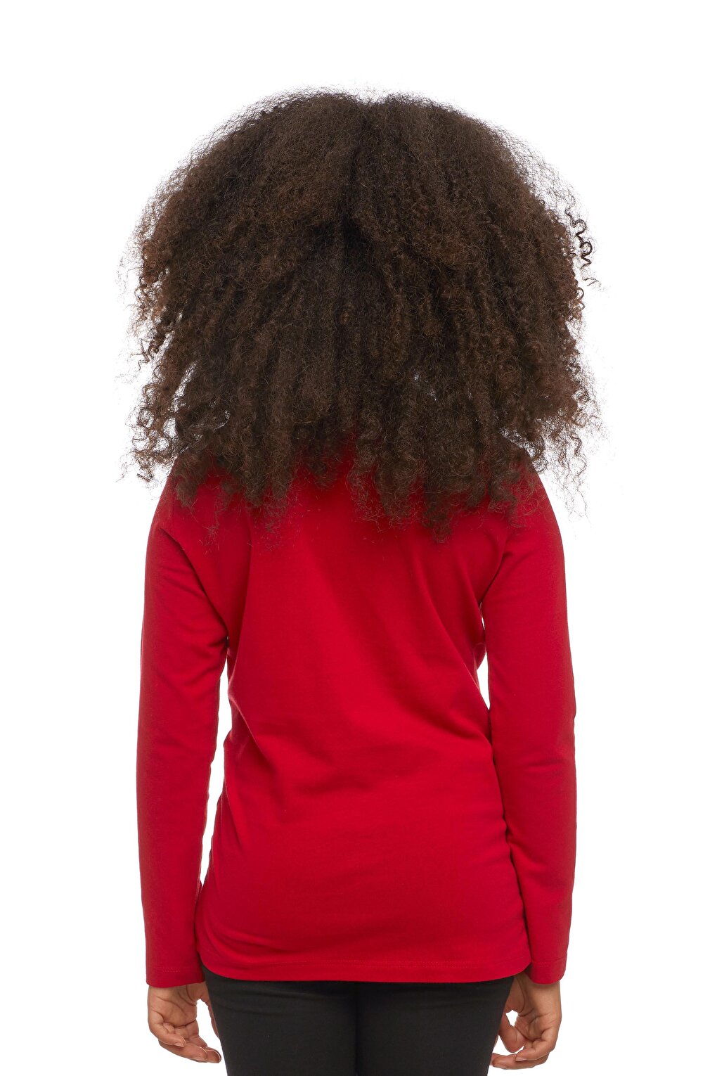 Red Unisex Crew Neck Long Sleeve T-Shirt