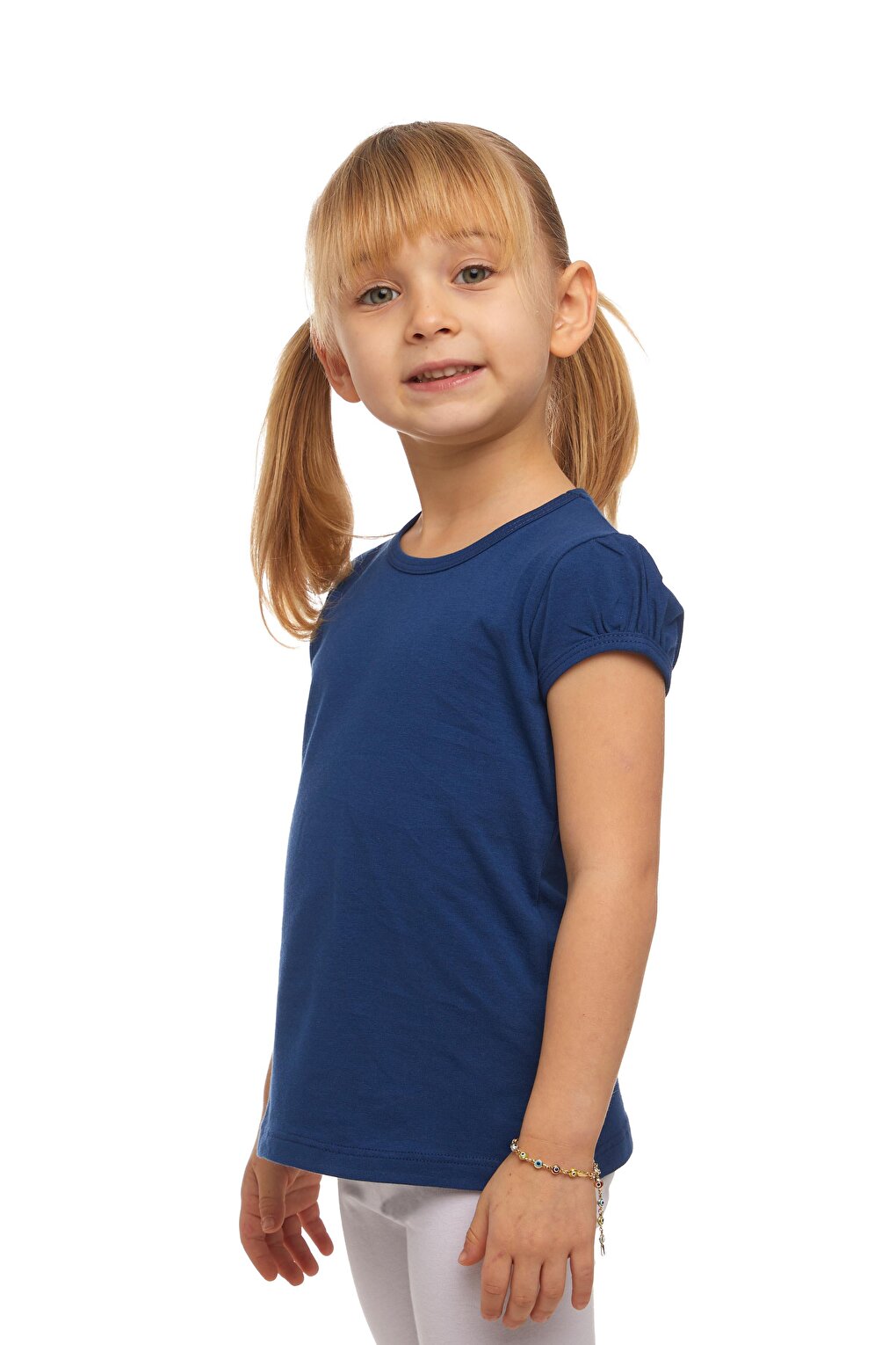 Indigo Girl's Short Sleeve Basic T-Shirt