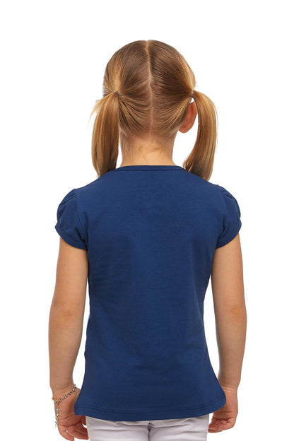 Indigo Girl's Short Sleeve Basic T-Shirt