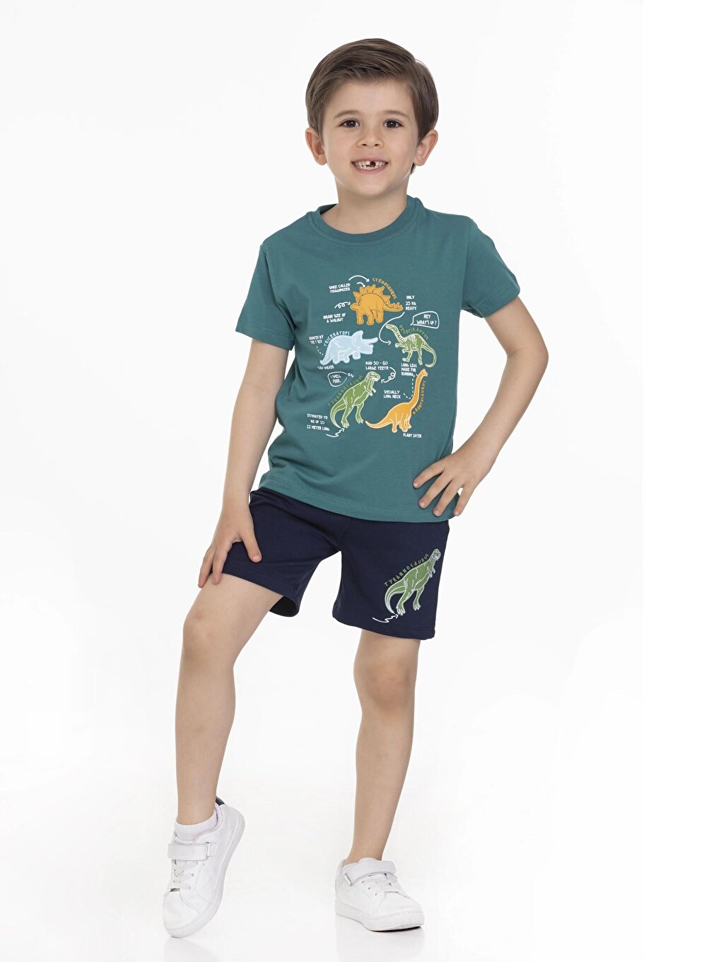 Dinosaur Printed Shorts Set 63202