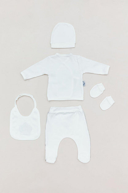 5-Piece Baby Set with Embroidery Detail