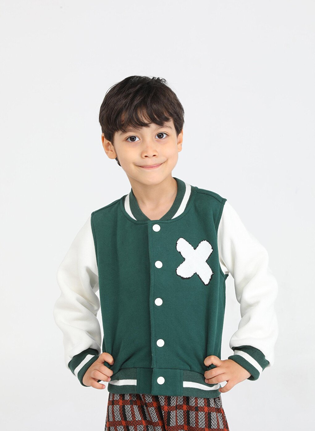 Green Unisex College Jacket