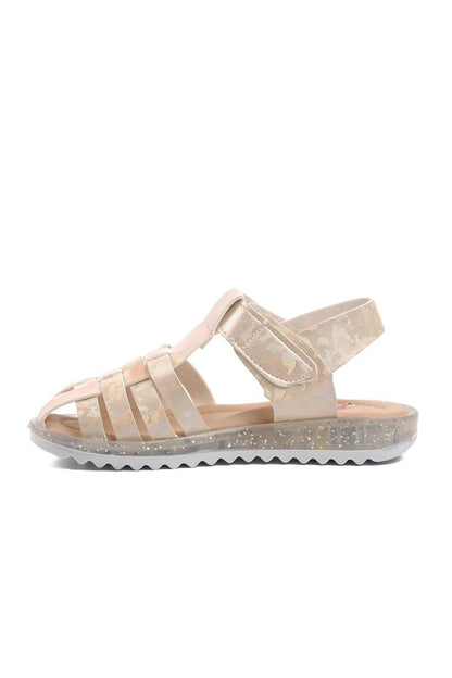 Arz 1300-P Mother of Pearl Glitter Girls Sandals