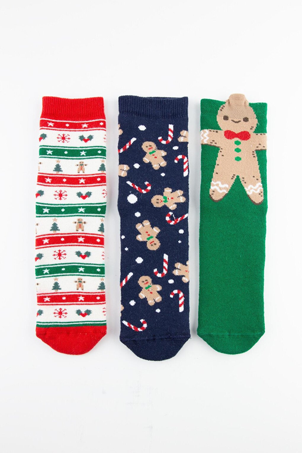 3 Pack Cookie Anti-Slip Towel Children's Socks