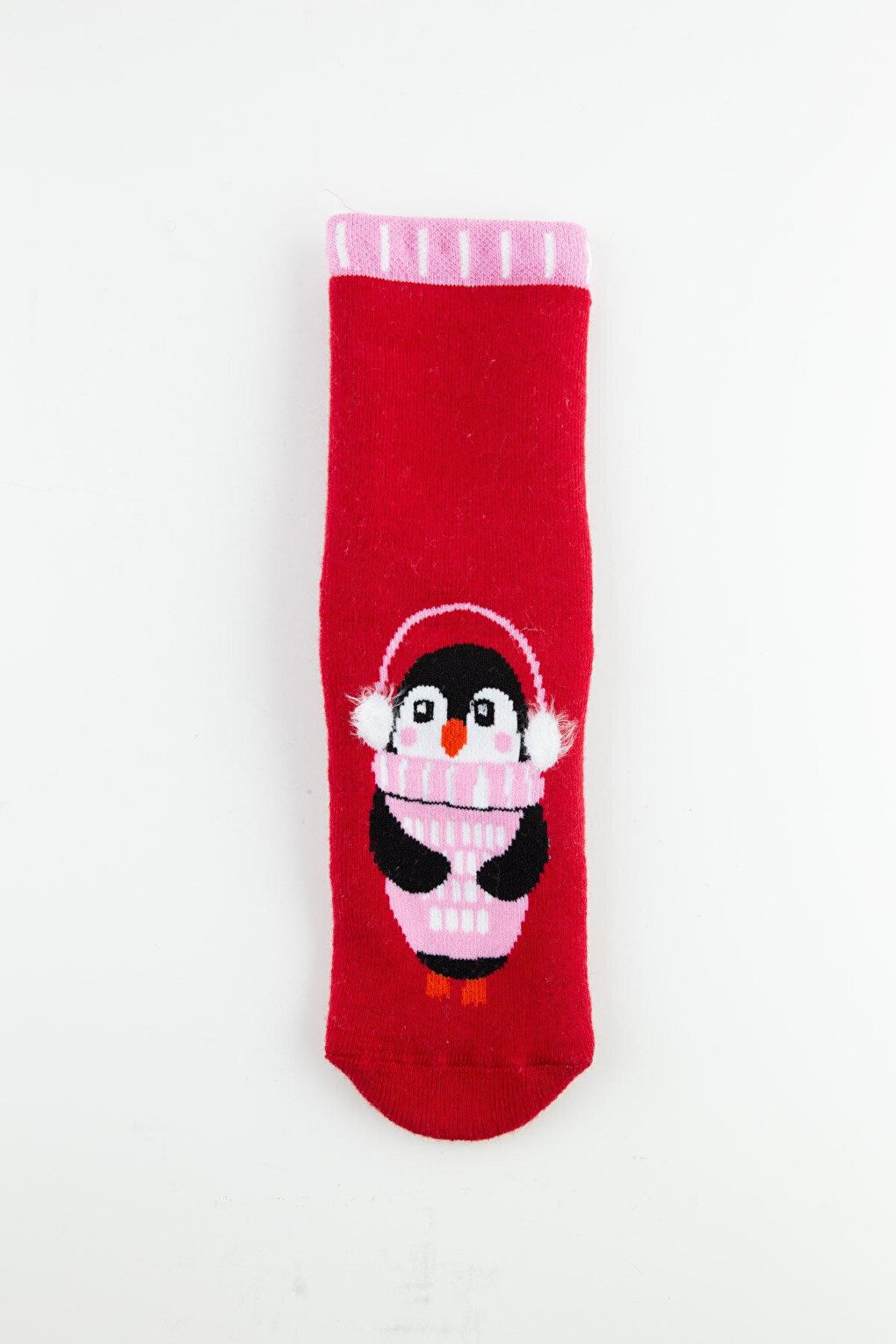 3-Piece Penguin Anti-Slip Towel Children's Socks