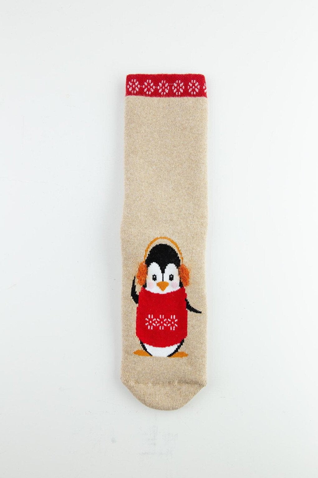 3-Piece Penguin Anti-Slip Towel Children's Socks