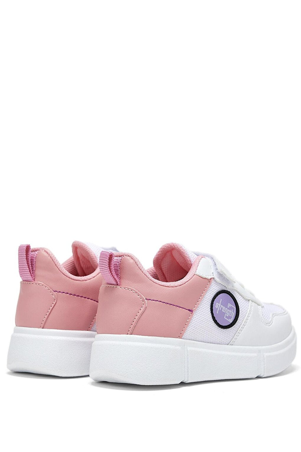 Children's Unisex White Candy Comfortable Velcro Shoes