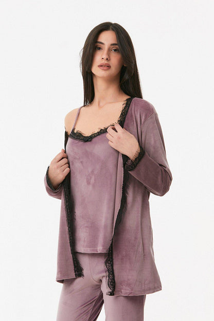 Basic Velvet Pajama Set