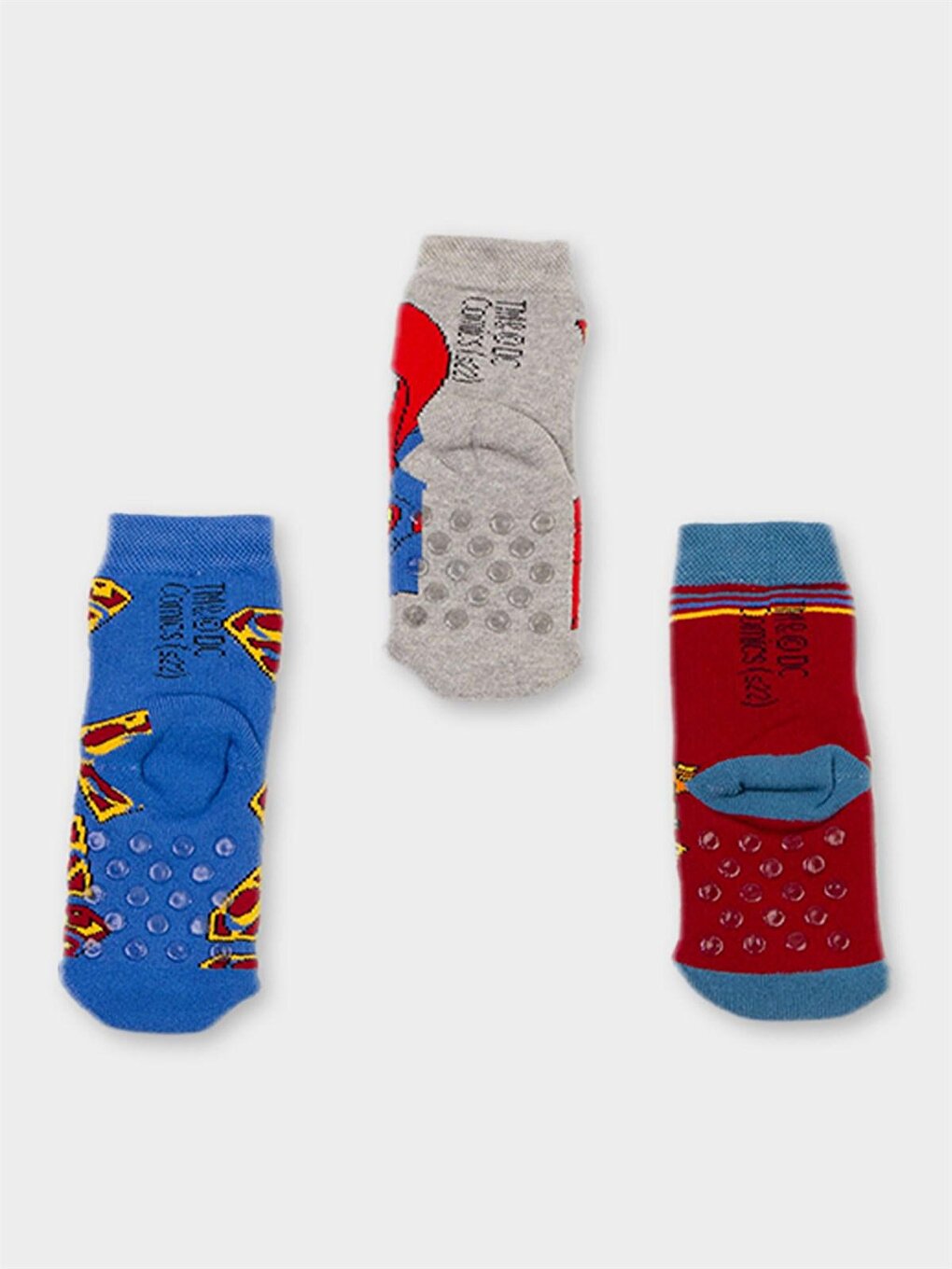 Superman Licensed Boy's 3 Pairs Towel Socks 20511